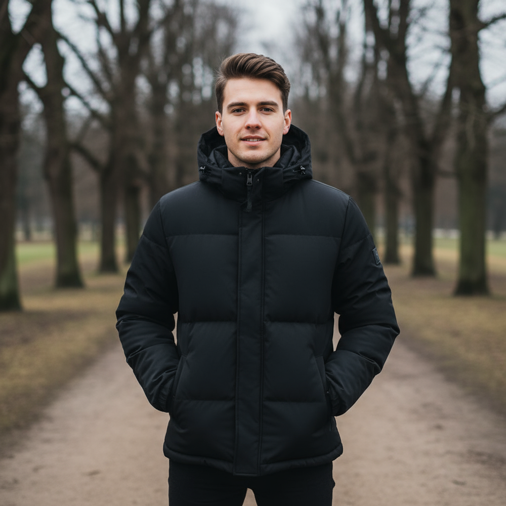 Giacca da uomo | Isolata, design a piumino