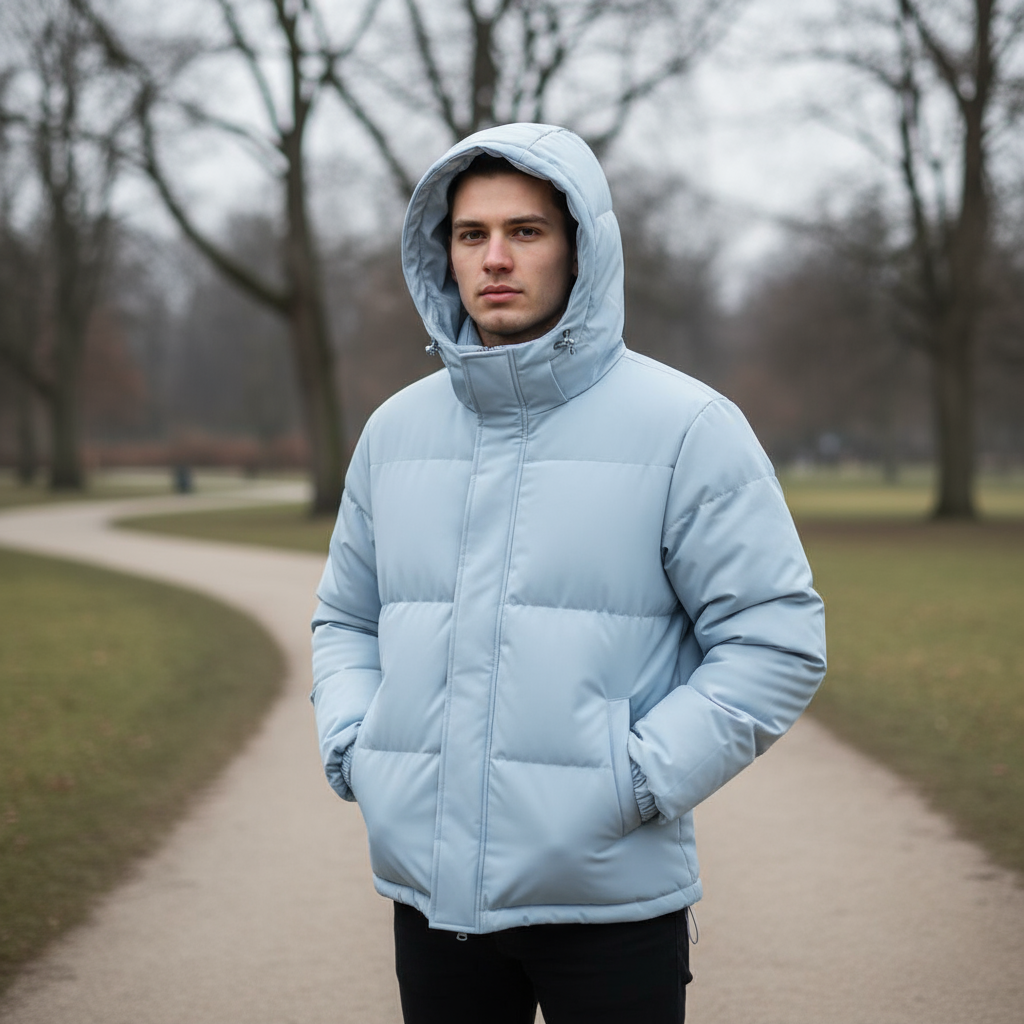 Giacca da uomo | Isolata, design a piumino