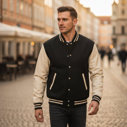 Giacca da uomo | Sportiva, Maniche a contrasto