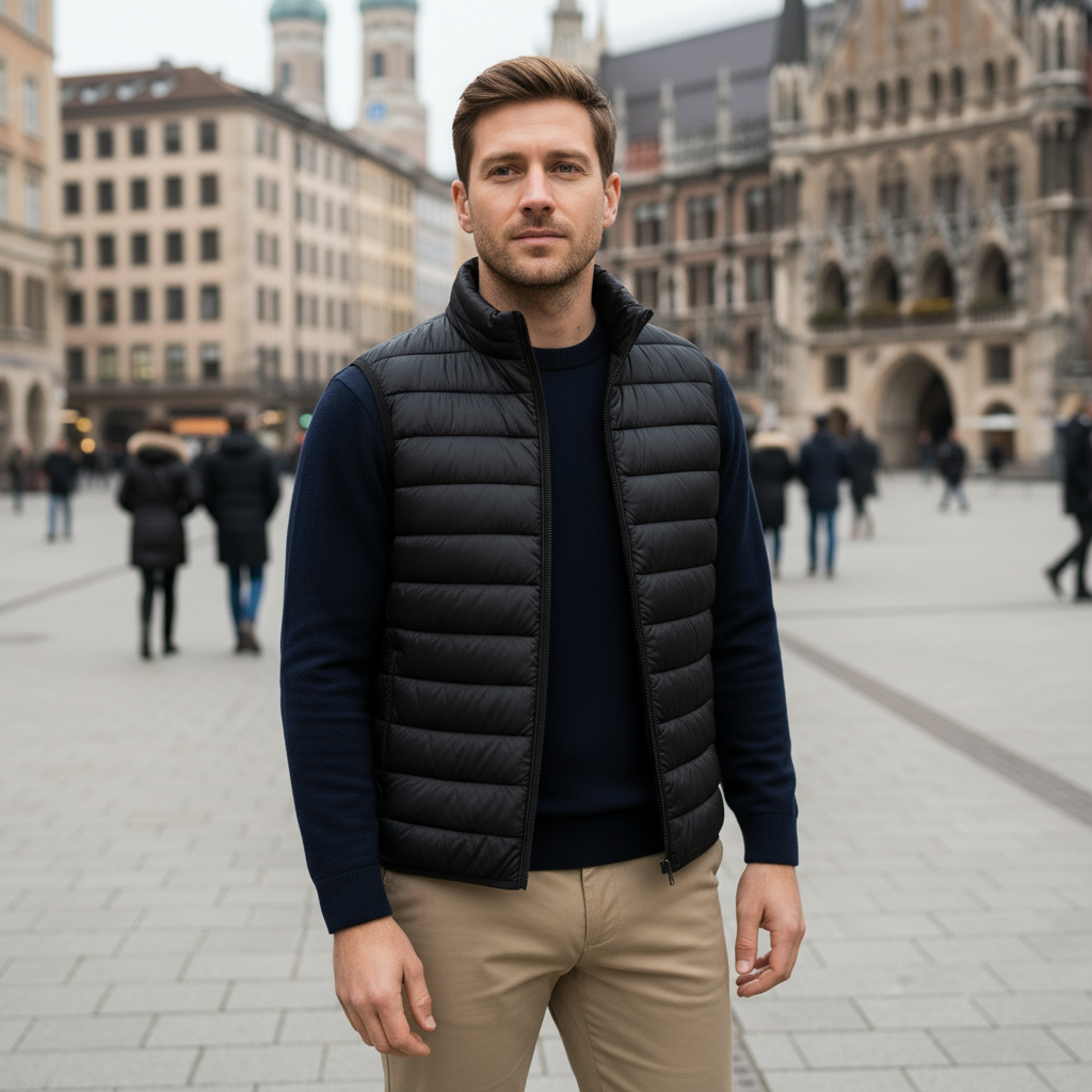 Gilet da uomo | Leggero, Minimalista, Versatile