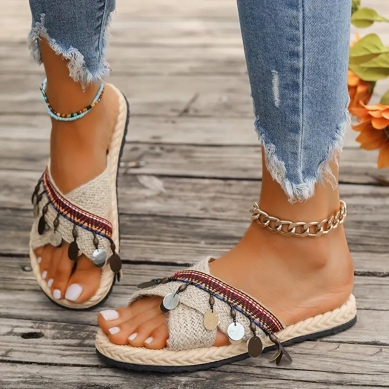 Sandali Estivi Antiscivolo da Donna – Glenda con Design Incrociato Elegante TIAMUSE Sandali