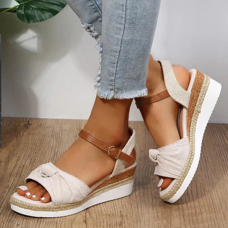 Sandali Jess con Supporto Plantare – Design Elegante e Zeppa da 6 cm TIAMUSE Sandali