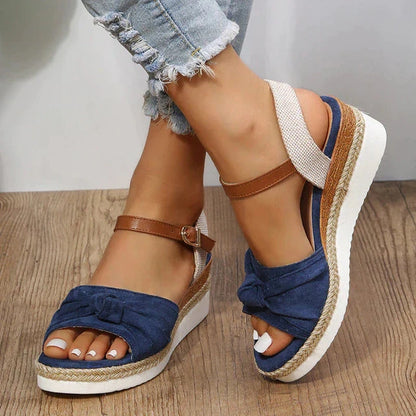 Sandali Jess con Supporto Plantare – Design Elegante e Zeppa da 6 cm TIAMUSE Sandali