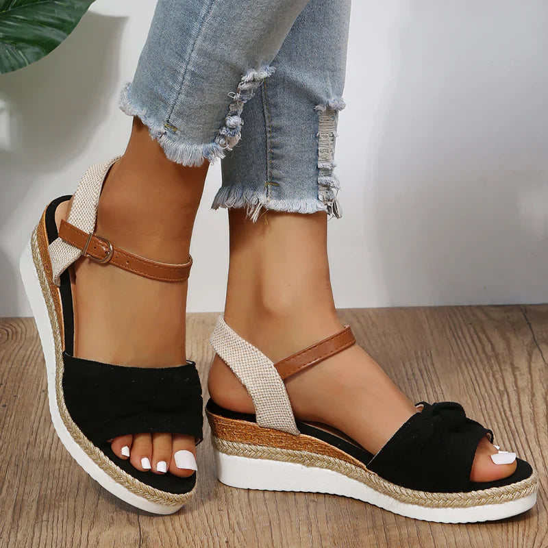 Sandali Jess con Supporto Plantare – Design Elegante e Zeppa da 6 cm TIAMUSE Sandali