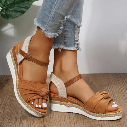 Sandali Jess con Supporto Plantare – Design Elegante e Zeppa da 6 cm TIAMUSE Sandali