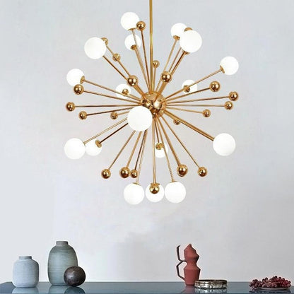 Lampadario in Ferro Stile Scandinavo con Luci LED | Pleione