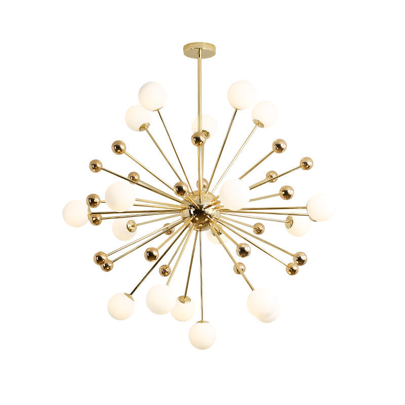 Lampadario in Ferro Stile Scandinavo con Luci LED | Pleione