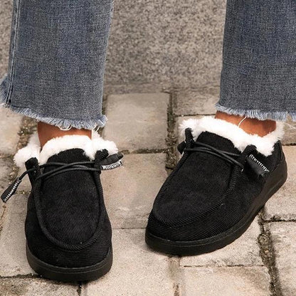 Scarpe Invernali Donna Morbide e Calde | Stivaletti con Pelliccia e Zeppa Bassa 3cm TIAMUSE Older