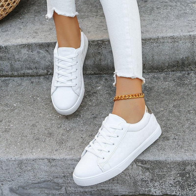 Scarpe Sportive Bianche Donna | Sneakers Comode Taglie Grandi TIAMUSE Sneakers