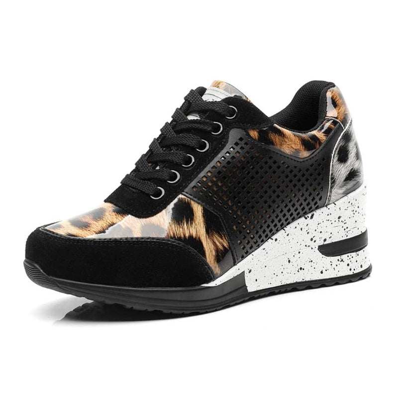 Scarpe con Lacci da Donna – Sneakers con Zeppa Interna TIAMUSE Sneakers