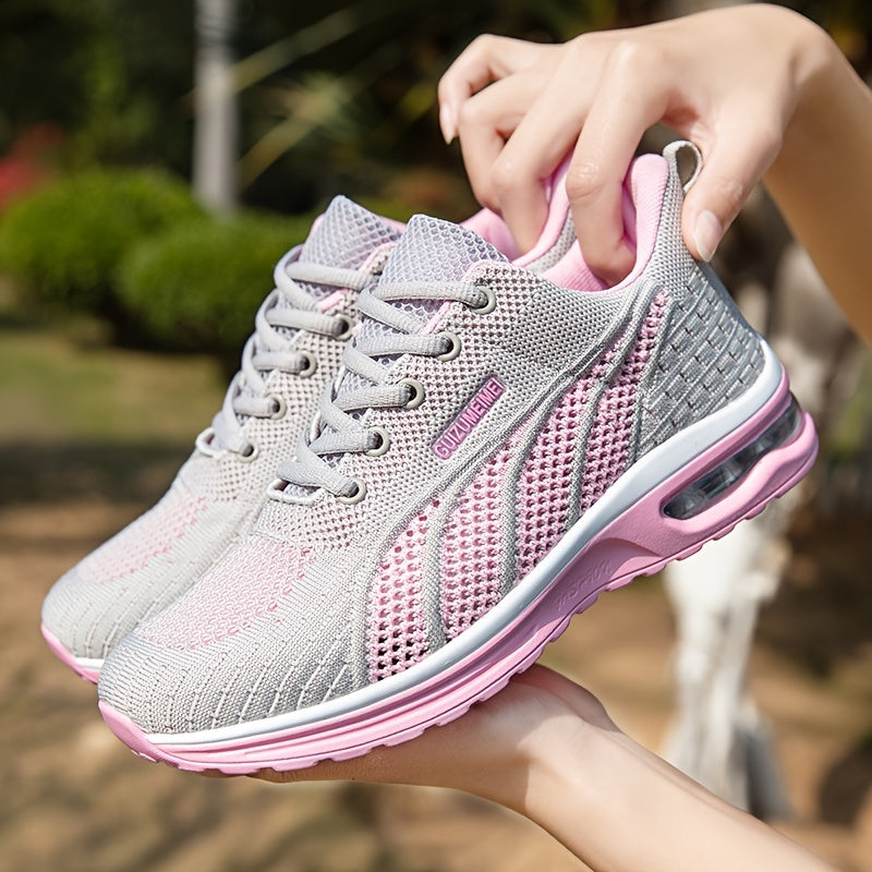 Scarpe da Corsa Donna con Cuscino d’Aria – Design Leggero in Tessuto Tricot TIAMUSE Sneakers