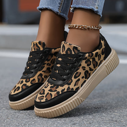 Scarpe da Donna Leggere con Piattaforma e Stampa Animalier | Sneakers Anima TIAMUSE Sneakers