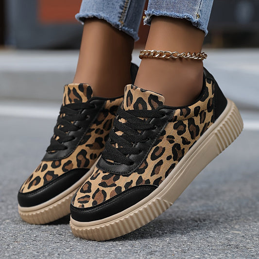 Scarpe da Donna Leggere con Piattaforma e Stampa Animalier | Sneakers Anima TIAMUSE Sneakers