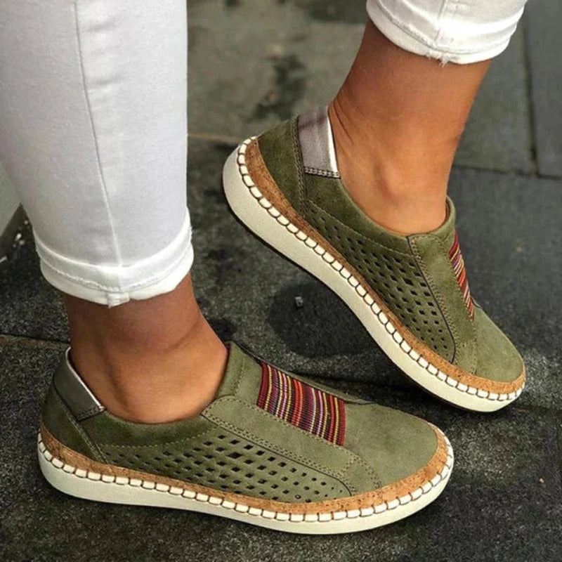 Scarpe in Tela da Donna – Confortevoli, Antiscivolo e con Supporto Plantare TIAMUSE Scarpe da donna