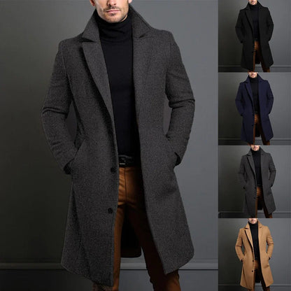 Elegante Cappotto di Lana per Inverno