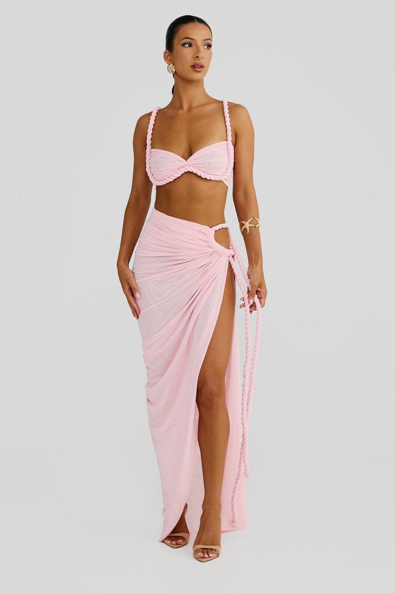 Set Due Pezzi Estivo con Lacci Regolabili | Outfit da Party Aurora Glow TIAMUSE Set Due Pezzi