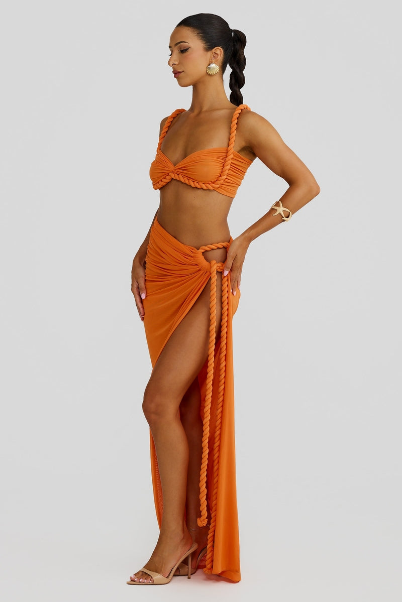 Set Due Pezzi Estivo con Lacci Regolabili | Outfit da Party Aurora Glow TIAMUSE Set Due Pezzi