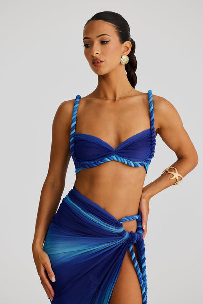 Set Due Pezzi Estivo con Lacci Regolabili | Outfit da Party Aurora Glow TIAMUSE Set Due Pezzi