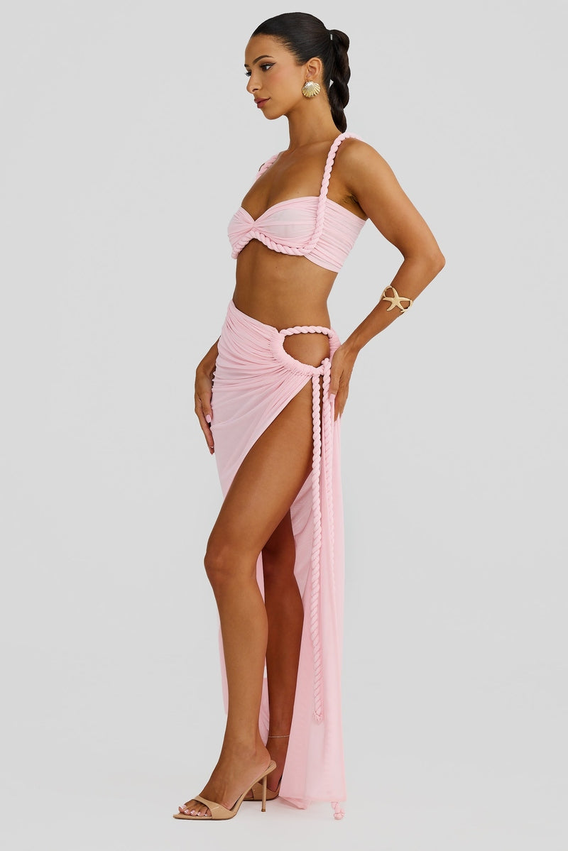 Set Due Pezzi Estivo con Lacci Regolabili | Outfit da Party Aurora Glow TIAMUSE Set Due Pezzi