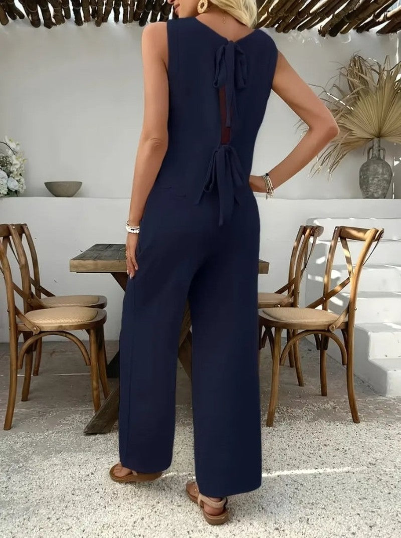 Set Klara con Top Senza Maniche e Pantaloni – Vestibilità Lusinghiera e Traspirante TIAMUSE Set Due Pezzi