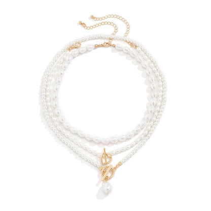 Set di 3 Collane di Perle Kassie | Gioielli Eleganti a Strati per il Giorno e la Sera TIAMUSE Jewelry
