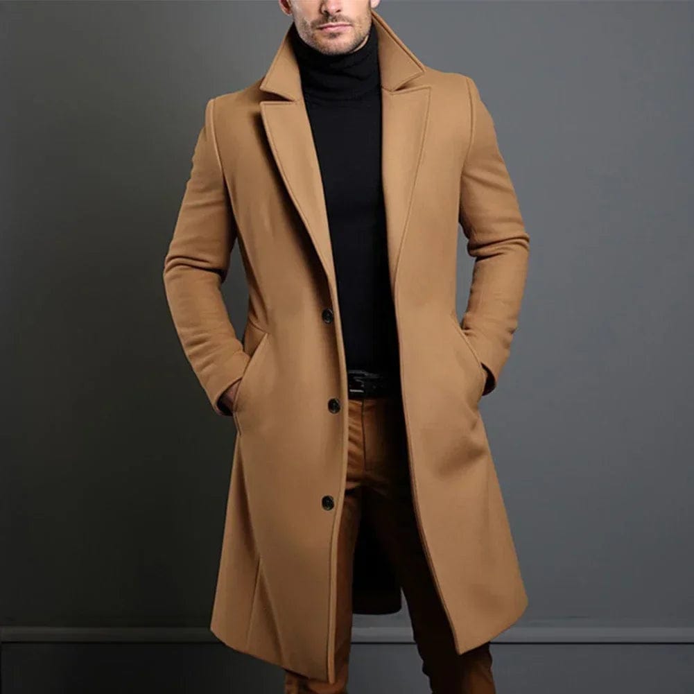 Elegante Cappotto di Lana per Inverno