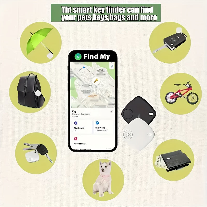 Smart Anti-Perdite Portachiavi - Localizzazione GPS in Tempo Reale | TagLite TIAMUSE Gadgets