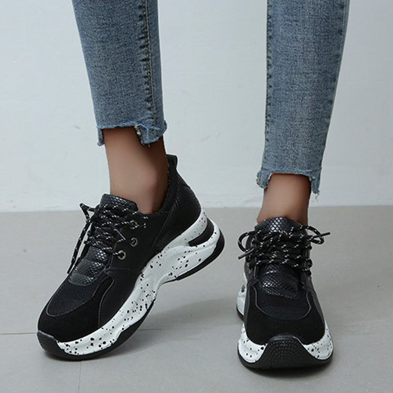 Sneakers Leopardate alla Moda per Donna | Scarpe Sportive Leggere per Uso Quotidiano TIAMUSE Sneakers