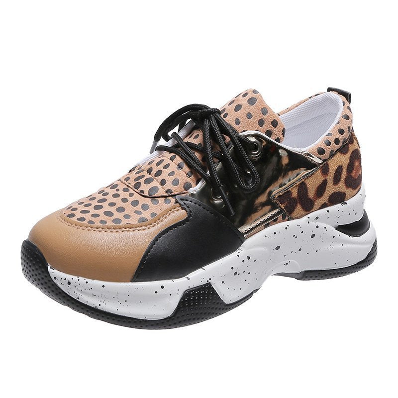 Sneakers Leopardate alla Moda per Donna | Scarpe Sportive Leggere per Uso Quotidiano TIAMUSE Sneakers