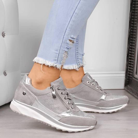 Sneakers Donna con Zip e Suola Ammortizzata – Comfort Traspirante per Tutte le Stagioni TIAMUSE Sneakers Donna