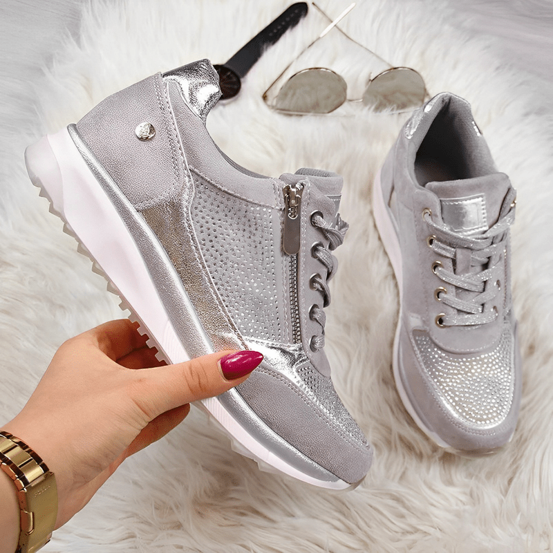 Sneakers Donna con Zip e Suola Ammortizzata – Comfort Traspirante per Tutte le Stagioni TIAMUSE Sneakers Donna