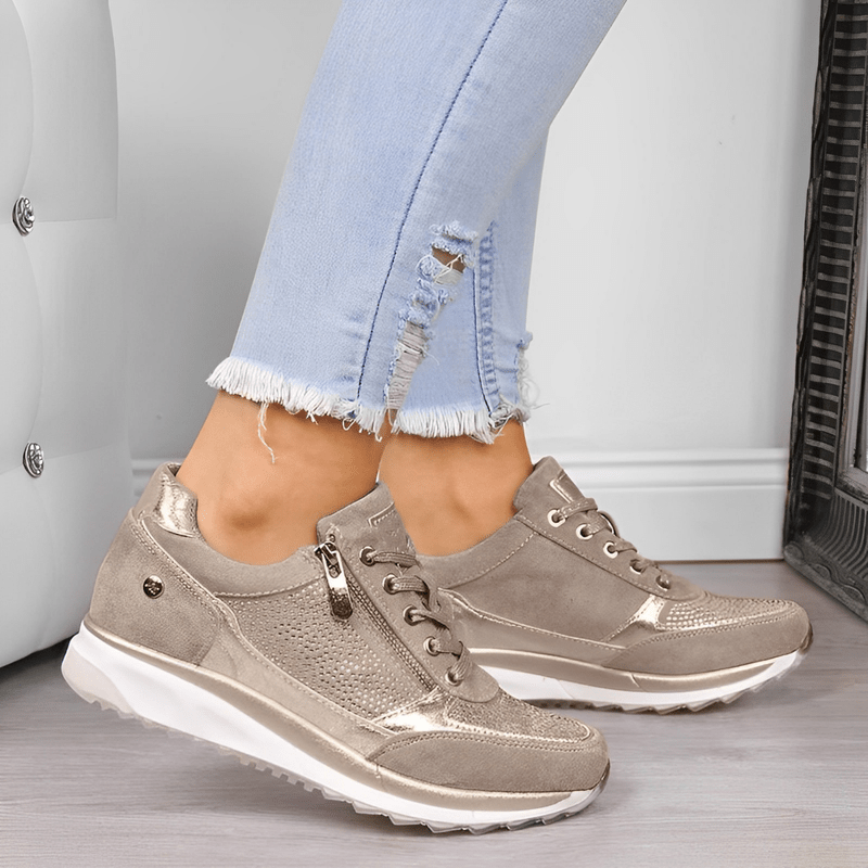 Sneakers Donna con Zip e Suola Ammortizzata – Comfort Traspirante per Tutte le Stagioni TIAMUSE Sneakers Donna