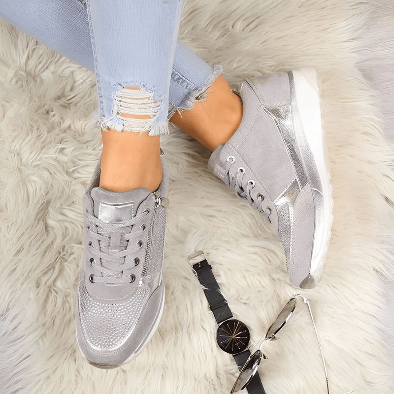 Sneakers Donna con Zip e Suola Ammortizzata – Comfort Traspirante per Tutte le Stagioni TIAMUSE Sneakers Donna