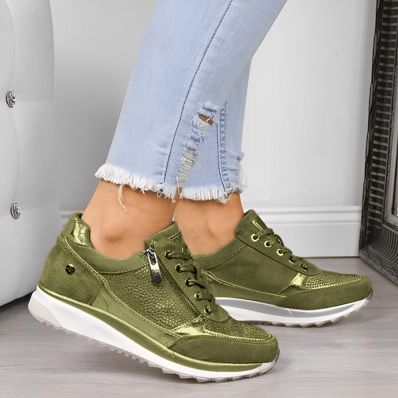 Sneakers Donna con Zip e Suola Ammortizzata – Comfort Traspirante per Tutte le Stagioni TIAMUSE Sneakers Donna