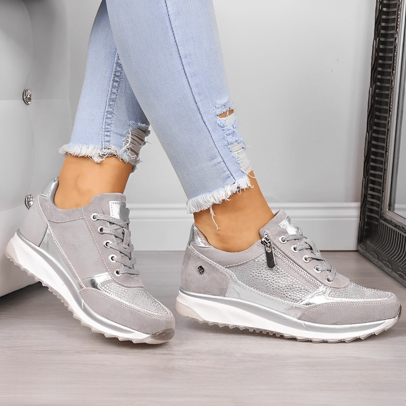 Sneakers Donna con Zip e Suola Ammortizzata – Comfort Traspirante per Tutte le Stagioni TIAMUSE Sneakers Donna
