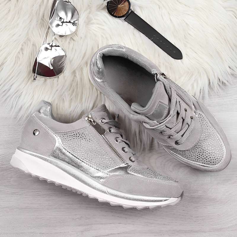 Sneakers Donna con Zip e Suola Ammortizzata – Comfort Traspirante per Tutte le Stagioni TIAMUSE Sneakers Donna