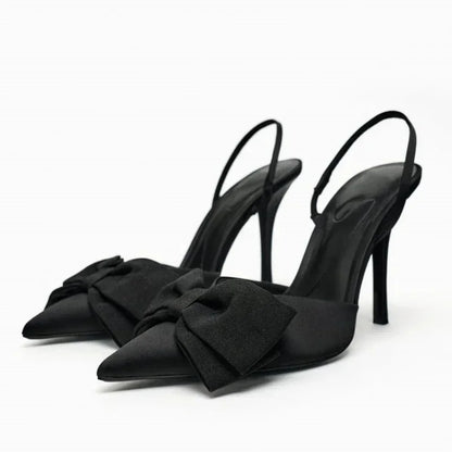 Stiletto Eleganti da Donna con Punta Affusolata e Fiocco Frances TIAMUSE Stiletto Eleganti