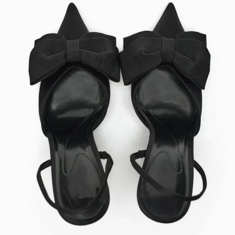 Stiletto Eleganti da Donna con Punta Affusolata e Fiocco Frances TIAMUSE Stiletto Eleganti
