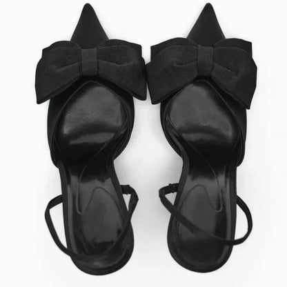 Stiletto Eleganti da Donna con Punta Affusolata e Fiocco Frances TIAMUSE Stiletto Eleganti