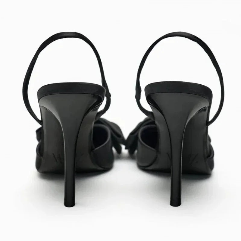 Stiletto Eleganti da Donna con Punta Affusolata e Fiocco Frances TIAMUSE Stiletto Eleganti