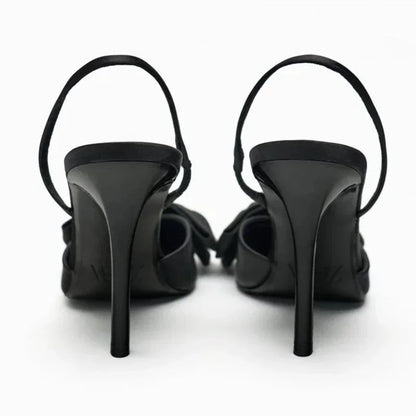 Stiletto Eleganti da Donna con Punta Affusolata e Fiocco Frances TIAMUSE Stiletto Eleganti