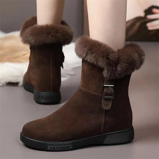 Stivaletti Donna Invernali con Pelliccia | Scarpe Calde Antiscivolo per Look Casual 2025 TIAMUSE Dresses