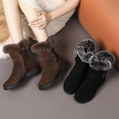 Stivaletti Donna Invernali con Pelliccia | Scarpe Calde Antiscivolo per Look Casual 2025 TIAMUSE Dresses