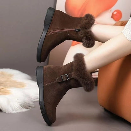 Stivaletti Donna Invernali con Pelliccia | Scarpe Calde Antiscivolo per Look Casual 2025 TIAMUSE Dresses