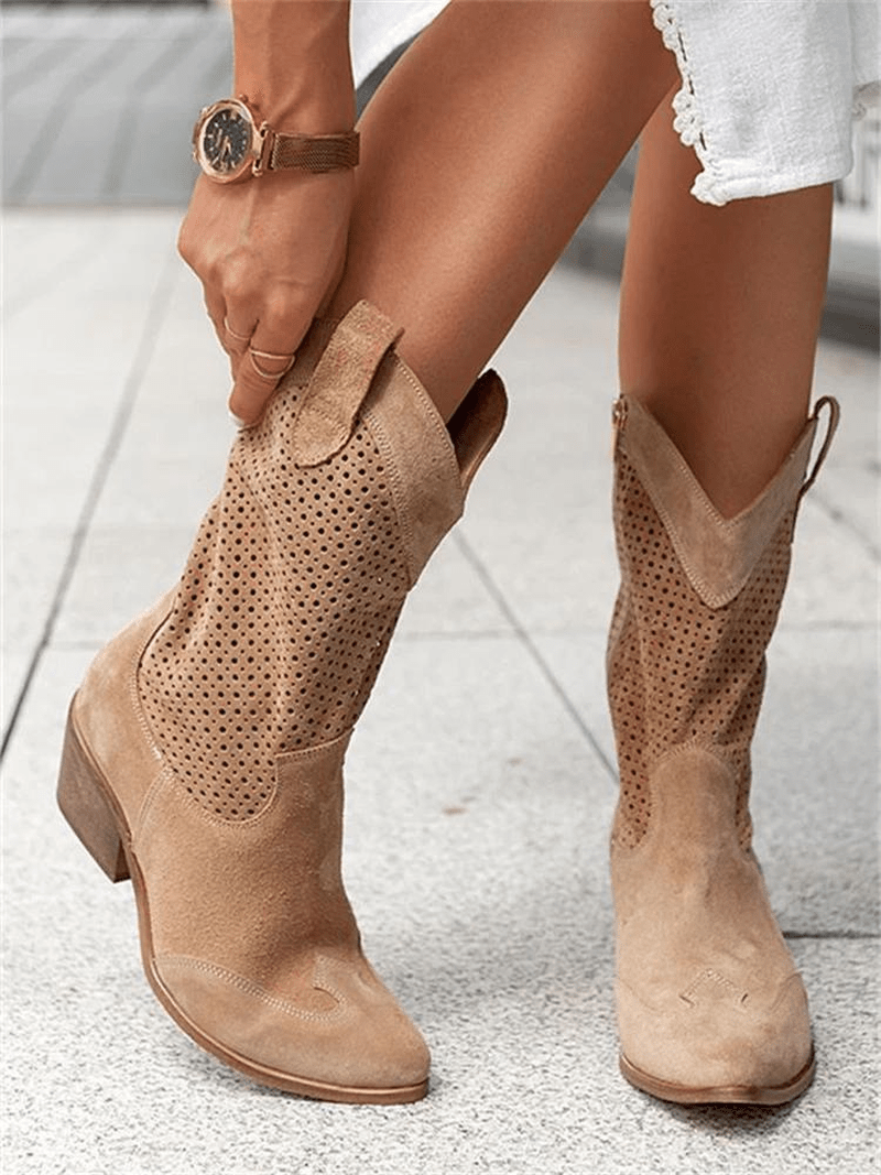 Stivali Cowboy Donna di Tendenza 2025 | Calzature Stile Western Enea TIAMUSE Stivali lunghi