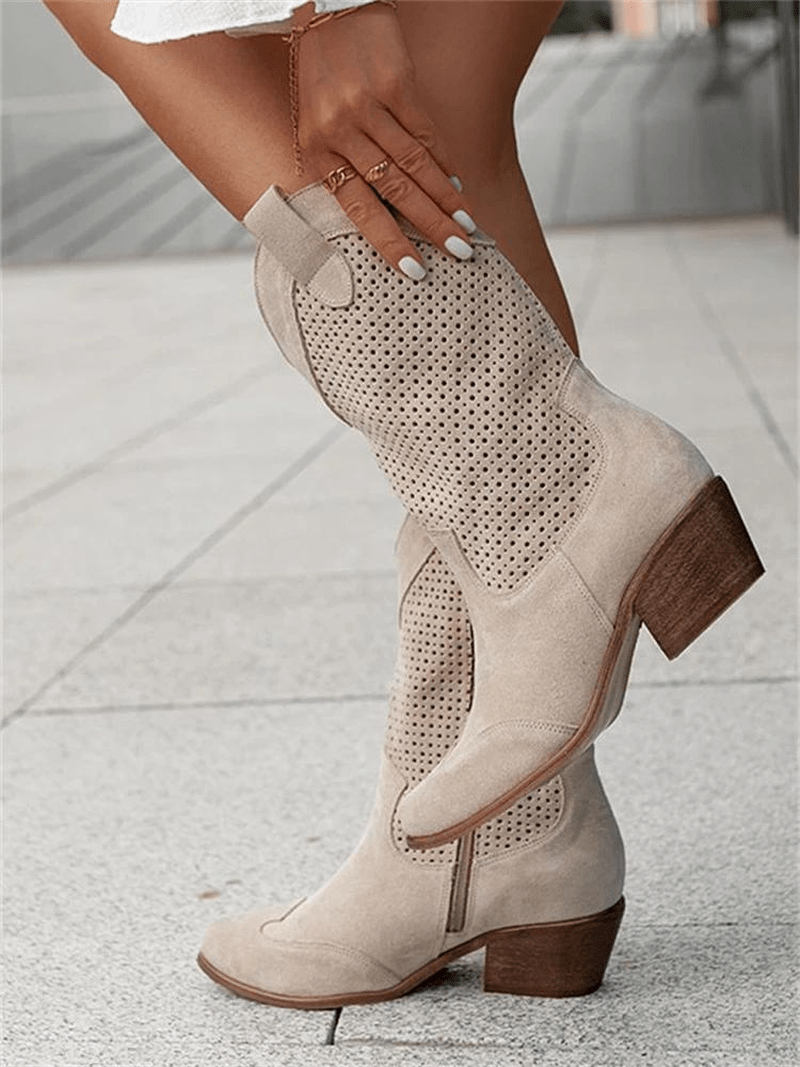Stivali Cowboy Donna di Tendenza 2025 | Calzature Stile Western Enea TIAMUSE Stivali lunghi