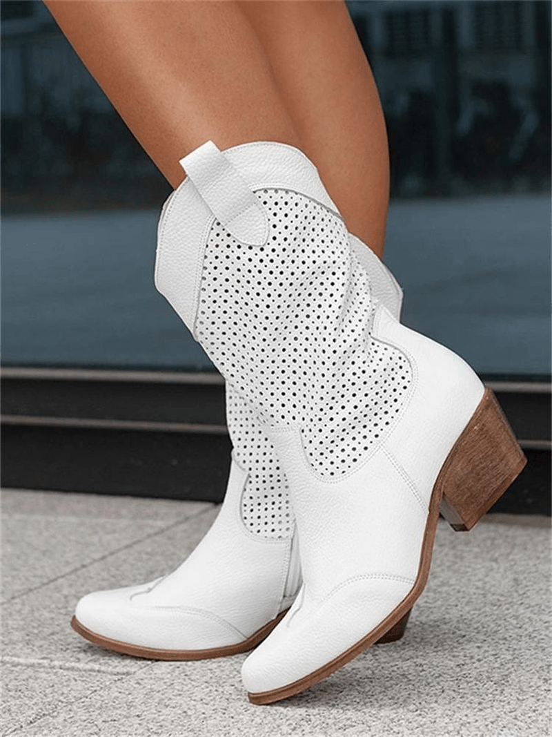 Stivali Cowboy Donna di Tendenza 2025 | Calzature Stile Western Enea TIAMUSE Stivali lunghi