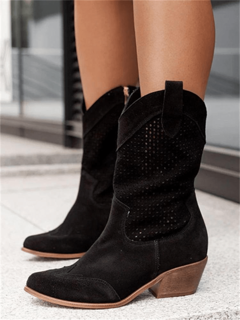Stivali Cowboy Donna di Tendenza 2025 | Calzature Stile Western Enea TIAMUSE Stivali lunghi