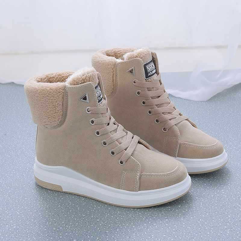Stivali Invernali da Donna con Tacco Basso e Fodera in Pile | Frea TIAMUSE Boots