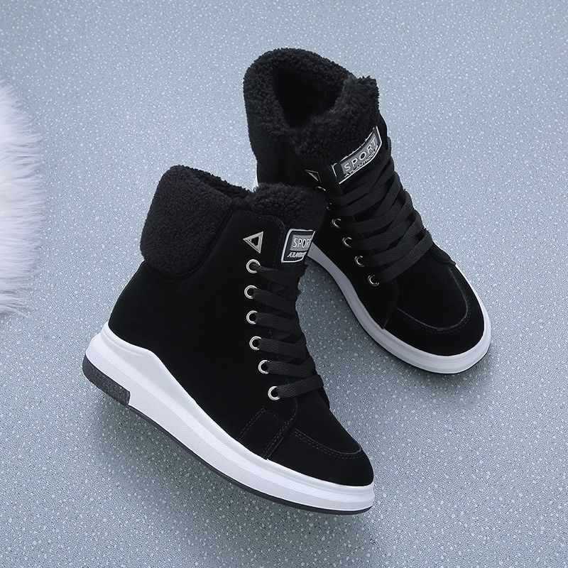 Stivali Invernali da Donna con Tacco Basso e Fodera in Pile | Frea TIAMUSE Boots